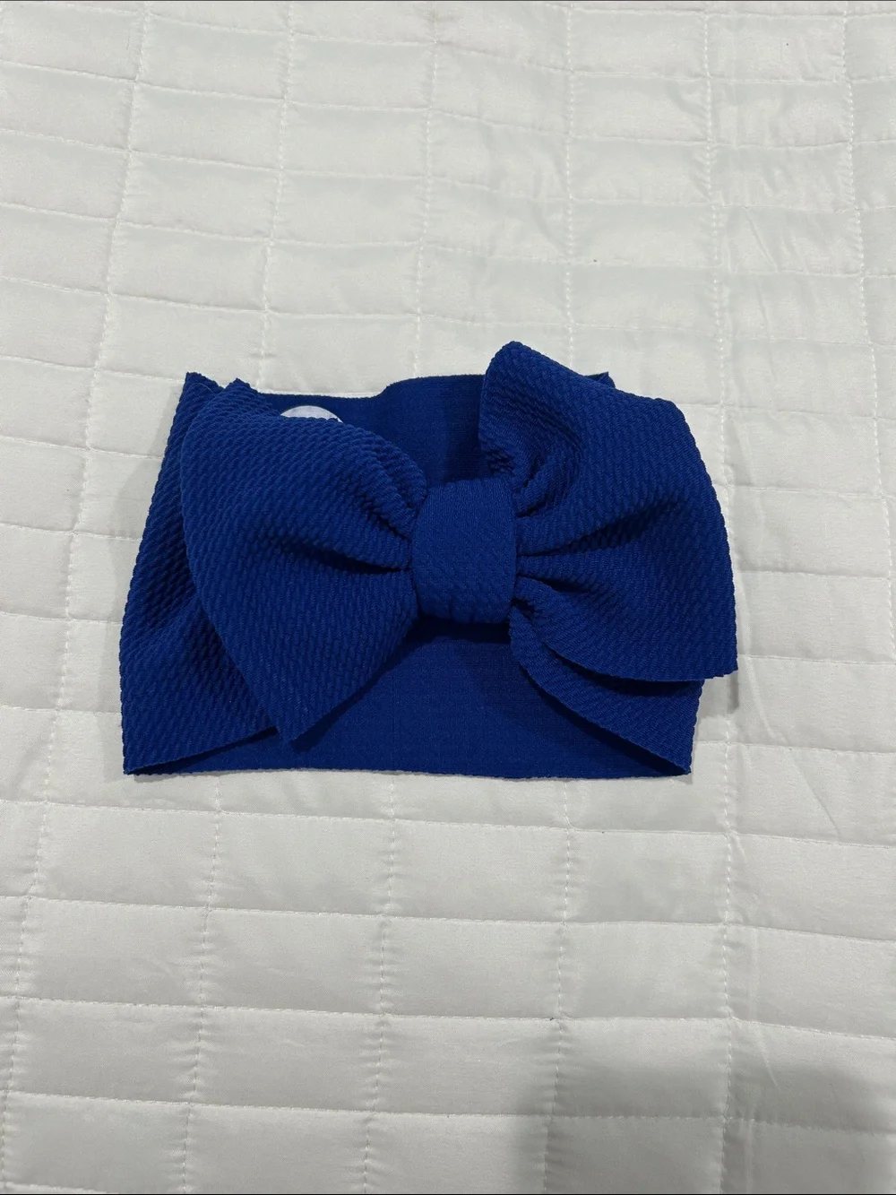 Stevies Cobalt Blue Bow Headband for Kids
